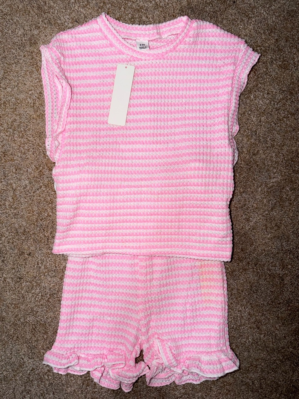 Toddler girl - Cozy Short Sleeve Top & Shorts